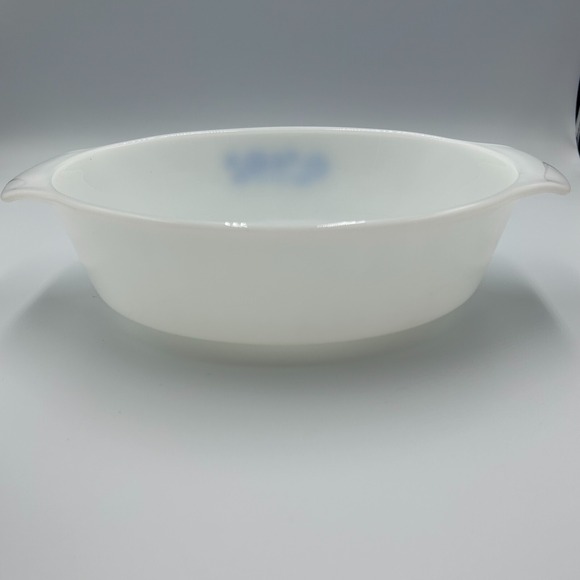 Fire King Blue Cornflower Casserole Dishes Ovenproof VTG Anchor Hocking Set of 4 - Picture 6 of 16